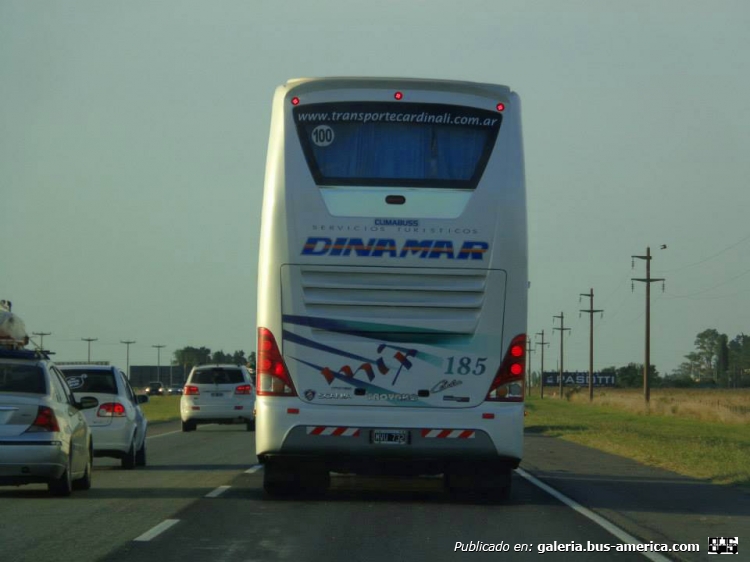Scania - Troyano - Dinamar
MVU 732
Interno 185
De regreso de la Costa-Febrero 2015

http://galeria.bus-america.com/displayimage.php?pid=34718
