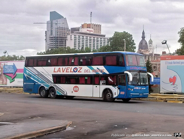 Mercedes-Benz O-500 RSD - Troyano - La Veloz Del Norte
Interno 906
Terminal de Ómnibus Retiro-Buenos Aires-Febrero 2015
