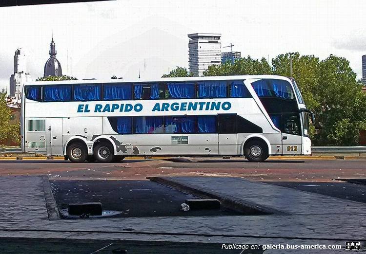 Mercedes-Benz O-500 RSD - Sudamericanas - El Rápido Argentino
Interno 912
Terminal Retiro-Marzo 2015

