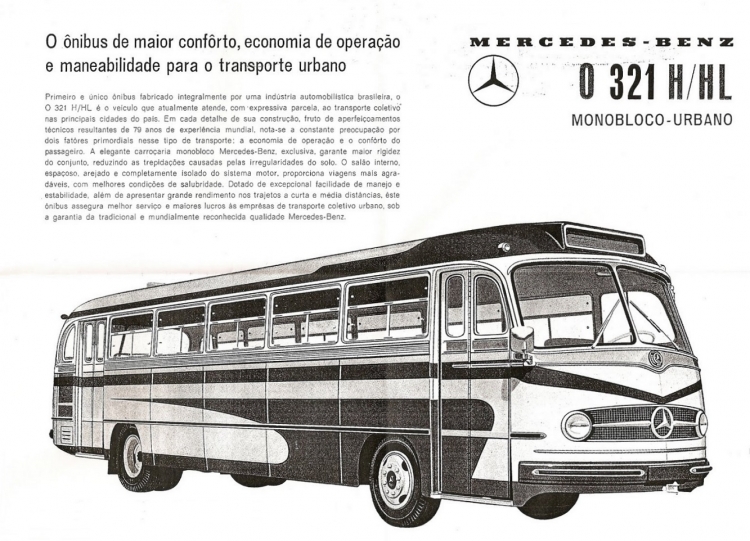 Mercedes-Benz O-321 HL 
Folleto publicitario
