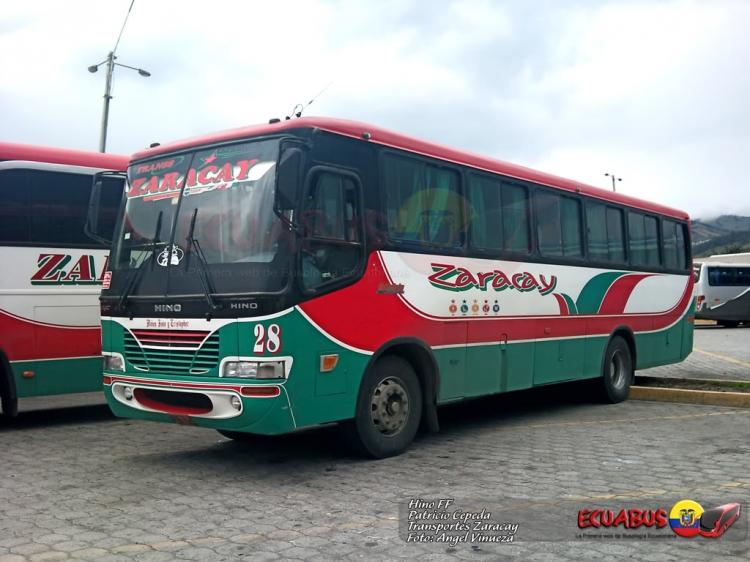 Hino ff Zaracay ex 28
Hino ff 2001. Transportes Zaracay 28
Palabras clave: Transportes Zaracay