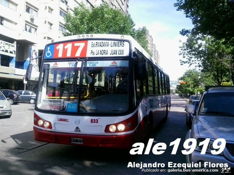 Agrale MT 17.0 LE - Todo Bus - Larrazábal
MCF 915 
Línea 117 - Interno 833
