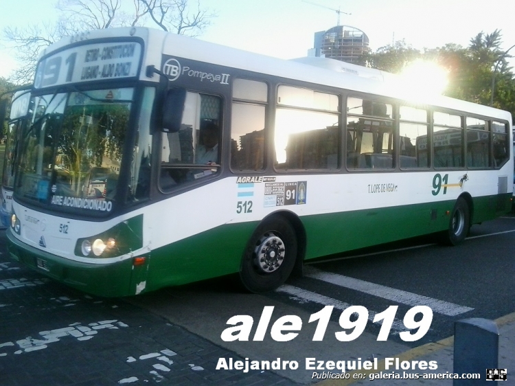 Agrale MT 15.0 LE - Todo Bus - Lope De Vega
Línea 91 - Interno 512
