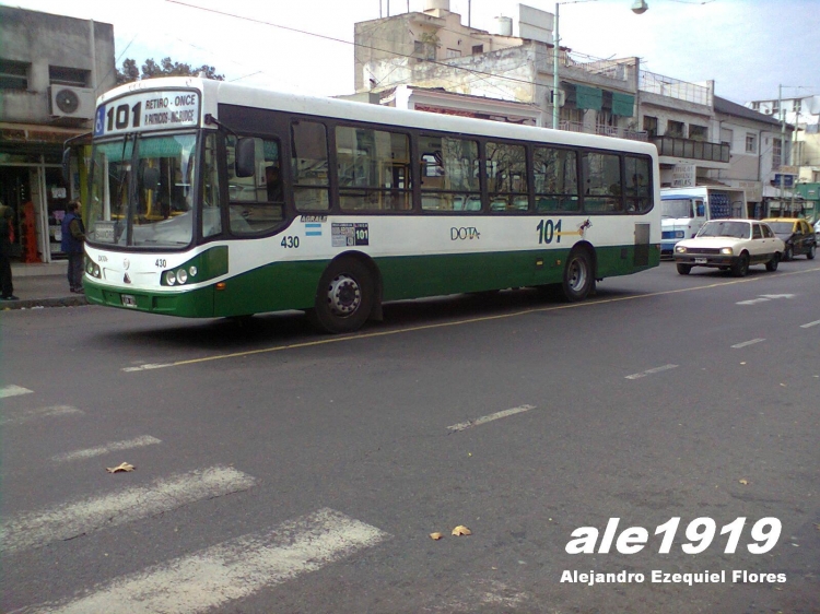 Agrale MT 15 - Todo Bus - D.O.T.A. 
Línea 101 - Interno 430
Hospital Piñero
Palabras clave: linea101 dota tbpompeyaiimt15 piñero