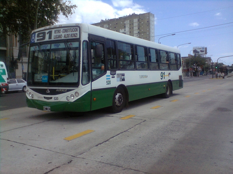 Agrale MT 15 - Metalpar - Lope De Vega
Línea 91 - Interno 520
En Pompeya
Palabras clave: linea91 lopedevega iguazumt15 pompeya
