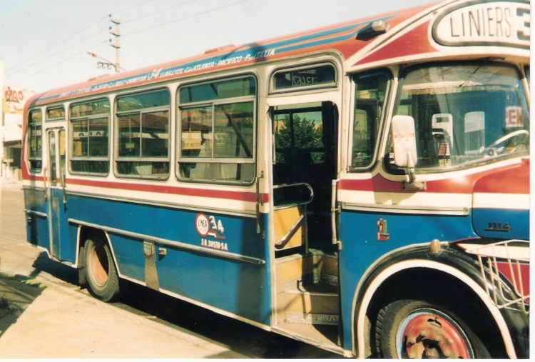 Mercedes-Benz LO 1114 - El Diseño - Juan B Justo
Línea 34 - Interno 1
