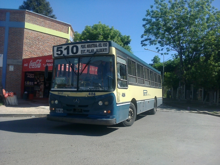 Mercedes-Benz OF 1417 - La Favorita - Pilar Bus
GPA 987
Línea 510 - Interno 426
Foto sacada el 24/10/2013. Hola, soy nuevo en Bus América, gracias por aceptarme!
Palabras clave: LINEA 510