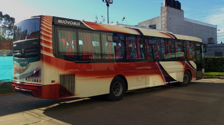 Scania K 250 - Nuovobus Menghi - Prototipo
Prototipo interurbano carrozado por Nuovobus sobre chasis Scania K 250. 

Fotos tomadas del facebook Oficial :https://www.facebook.com/nuovobus?fref=ts
Palabras clave: Menghi Scania