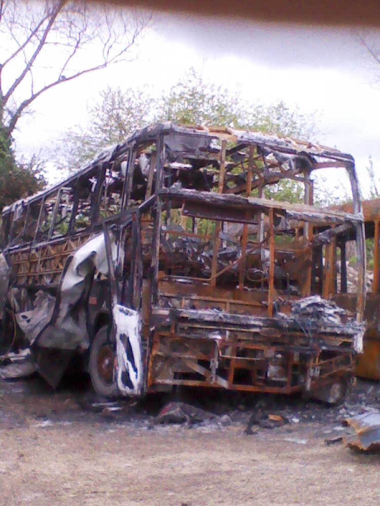 Scania K 113 - Marcopolo GV 1150 (en Argentina) - Plaza 
BUR 385
Línea 129 - Interno 727
Marcopolo ex El Rápido Argentino, después del incendio

http://galeria.bus-america.com/displayimage.php?pid=29395
