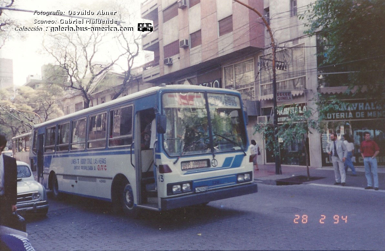 El Detalle OA 101 - Servicio T Las Heras Godoy Cruz
M.290091 - luego patente TFH 303

Línea T (Mendoza), interno 13

Fotógrafo: Osvaldo "Ruso" Abner
Scaneo: Gabriel Maluende
Colección: www.bus-america.com

