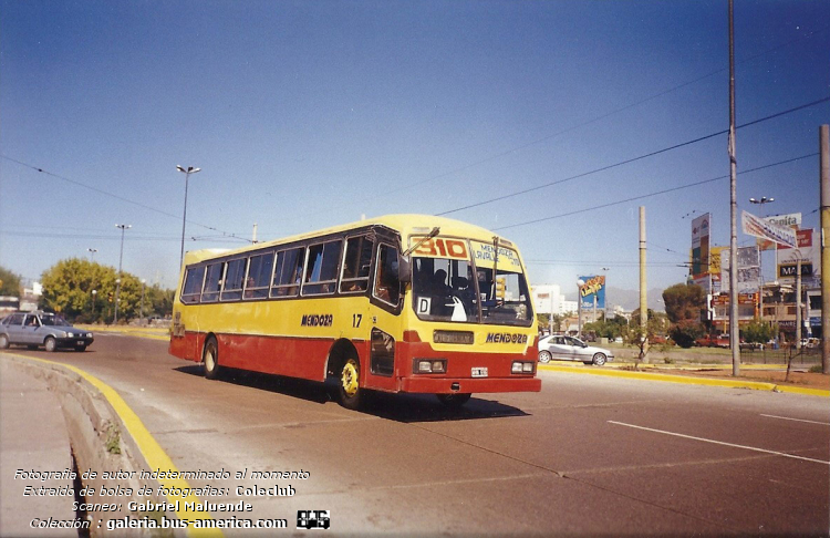 El Detalle OA 101 - Mendoza
WHN 696 - ex patente C.1687838

Líneas 310 (Mendoza), interno 17

Fotógrafo: desconocido al momento
Extraído de bolsa de fotografías del Coleclub
Scaneo: Gabriel Maluende
Colección: www.bus-america.com 
