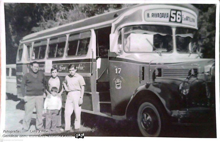 Mercedes-Benz L 312 - La Unión - Coop.General San Martín
[url=https://bus-america.com/galeria/displayimage.php?pid=27580]https://bus-america.com/galeria/displayimage.php?pid=27580[/url]

Línea 56 (Córdoba), interno 17

En la fotografía: [de derecha a izquierda] Luis Avila, Antonio Avila, Sergio Avila (el niño) & Alejandro Avila
Fotografía y gentileza: Luis Avila
