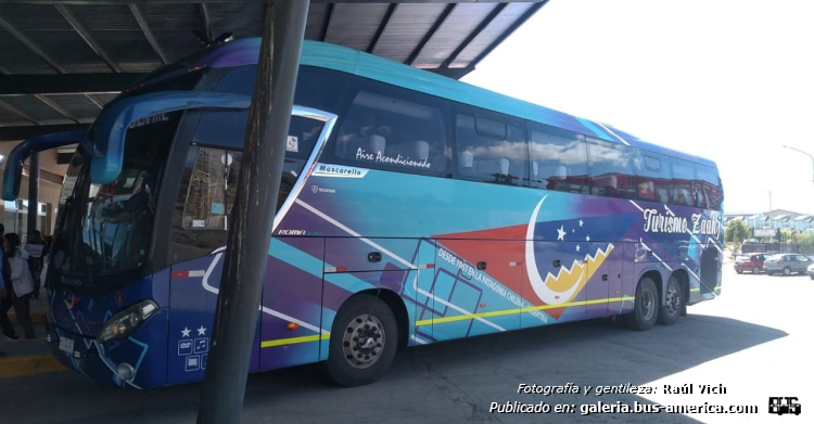 Scania K 400 IB - Mascarello Roma 370 (para Chile) - Turismo Zaahj
HV-ZL-47
[url=https://bus-america.com/galeria/displayimage.php?pid=61503]https://bus-america.com/galeria/displayimage.php?pid=61503[/url]

Turismo Zaahj
Línea internacional entre Chile y Argentina
