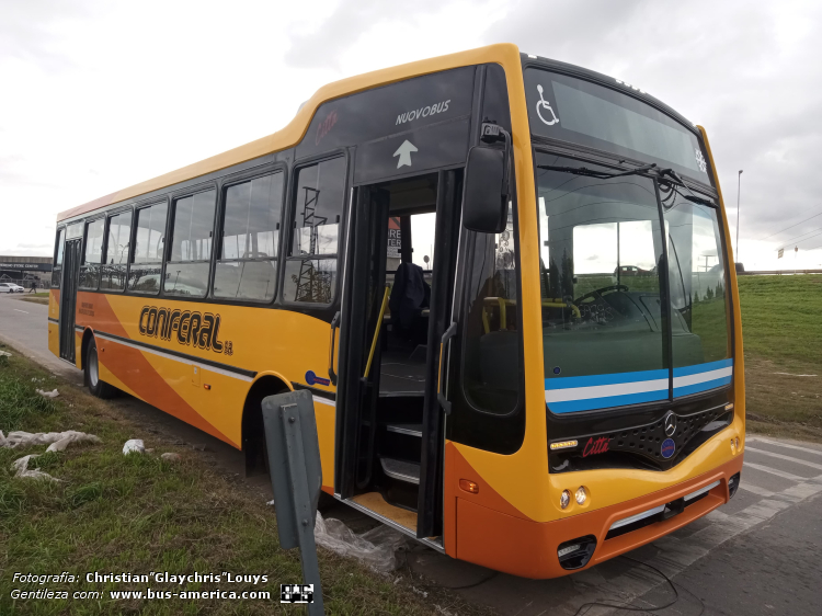 Mercedes-Benz OF 1721 - Nuovobus Cittá PH 0072 - Coniferal
Coniferal (Córdoba)

Fotografía y gentileza: Christian Glaychris Louys
