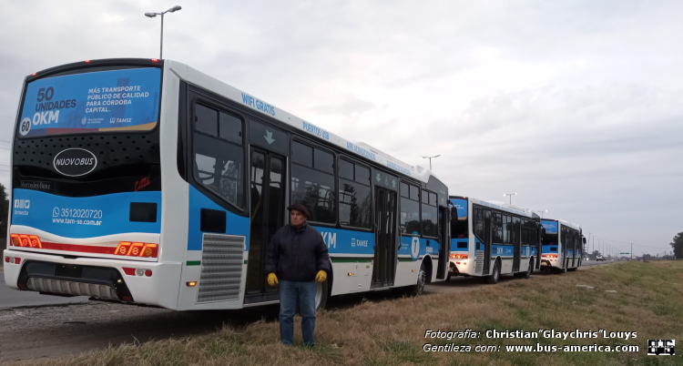 Mercedes-Benz OH 1621 L SB - Nuovobus Cittá PH 0068 - TAMSE
TAMSE (Córdoba)

Fotografía y gentileza. Christian Glaycris Louys

Cuarta caravana hacia la TAMSE. Esta vez con los piso bajo, ocho en total, y dos OF.
