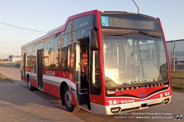 Mercedes-Benz OH 1721 L SB - Nuovobus Cittá PH 0069 - M.O.Sur
Línea 160 (Buenos Aires), interno 55

Fotografía y gentileza: Christian "Glaychris" Louys 
