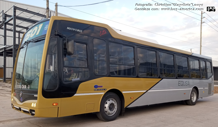 Mercedes-Benz OH 1721 L SB - Nuovobus Cittá PH 0069 - EQUSA
[url=https://bus-america.com/galeria/displayimage.php?pid=66530]https://bus-america.com/galeria/displayimage.php?pid=66530[/url]
[url=https://bus-america.com/galeria/displayimage.php?pid=66531]https://bus-america.com/galeria/displayimage.php?pid=66531[/url]

Línea 501 (Pdo.Alte.Brown)

Fotografía y gentileza: Christian "Glaychris" Louys

Una novedad mas que nos aporta Glaychris, nueva unidad y corte de pintura para esta línea
