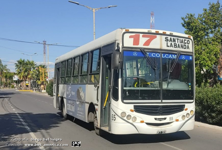 Mercedes-Benz OF 1418 - Metalpar Tronador 2010 - San Cayetano
OFT 319

Línea 17 (Prov. Sgo. del Estero), interno 55

Fotografía y gentileza: Diego Del Negro
