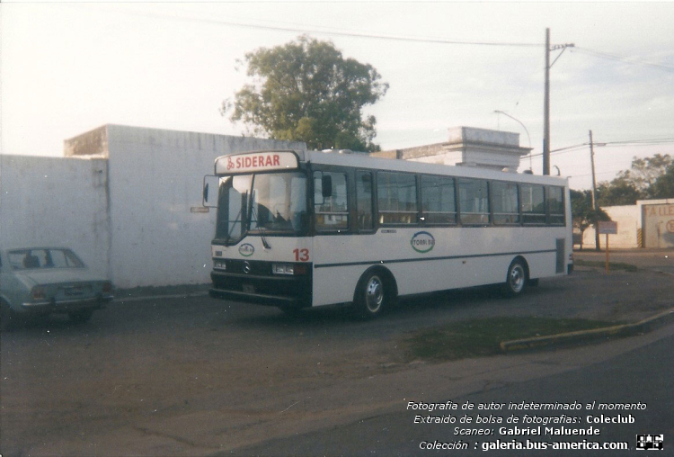 Mercedes-Benz OH 1320 - Bus - Litoral Bus
Litoral Bus (S.Nicolás - Siderar), interno 13

Fotógrafo: desconocido al momento
Extraído de bolsa de fotografías del Coleclub
Scaneo: Gabriel Maluende
Colección: www.bus-america.com
