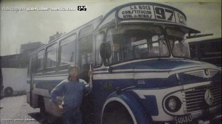 Mercedes-Benz LO 1114 - Crovara 16-85A - Fournier
¿C.14-----?

Línea 97 (Buenos Aires), interno 348

Fotografía y gentileza: Eduardo Breslauer
