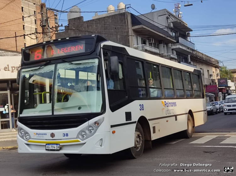 Mercedes-Benz OF 1621 - BiMet Corbus OF 1621 U - Palmares
AG794 SN

Línea 6 (Concordia), interno 38
