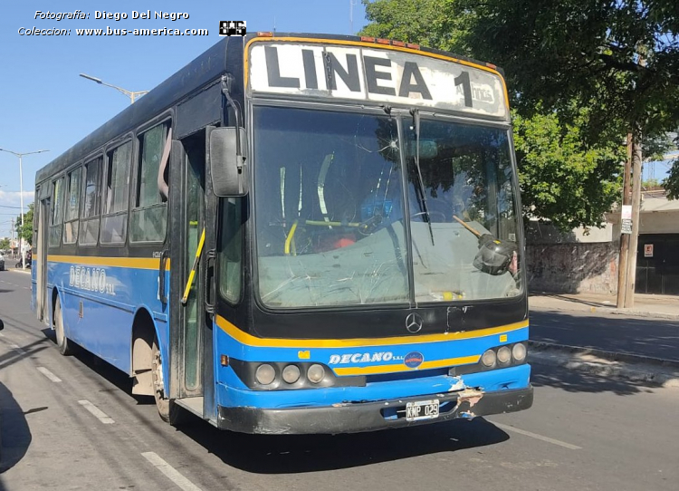 Mercedes-Benz OF 1418 - Nuovobus PH 0004 - Decano
KMP 029

Línea 1 (La Banda), interno ¿2-?
Ex línea 242 (Prov. Buenos Aires)

Fotografía y gentileza: Diego Del Negro
