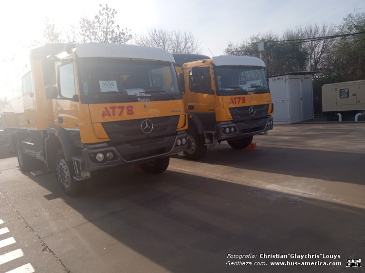 Mercedes-Benz Atego 1726 - Saldivia A305 Truck - Dream
(sin patente aún)  [izquierda]
[url=https://bus-america.com/galeria/displayimage.php?pid=66234]https://bus-america.com/galeria/displayimage.php?pid=66234[/url]
[url=https://bus-america.com/galeria/displayimage.php?pid=66235]https://bus-america.com/galeria/displayimage.php?pid=66235[/url]
[url=https://bus-america.com/galeria/displayimage.php?pid=66236]https://bus-america.com/galeria/displayimage.php?pid=66236[/url]

Dream (Prov.San Juan), interno AT 78 [izquierda]



Dream (Prov.San Juan), interno AT 79 [derecha]

Fotografía y gentileza: Christian "Glaychris" Louys
