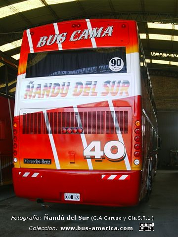 Mercedes-Benz O 400 RSD - Eurobus Max Cielo - Ñandú del Sur
COQ 032
[url=https://bus-america.com/galeria/displayimage.php?pid=62667]https://bus-america.com/galeria/displayimage.php?pid=62667[/url]
[url=https://bus-america.com/galeria/displayimage.php?pid=62669]https://bus-america.com/galeria/displayimage.php?pid=62669[/url]
[url=https://bus-america.com/galeria/displayimage.php?pid=62670]https://bus-america.com/galeria/displayimage.php?pid=62670[/url]

Ñandú del Sur, interno 40

Fotografía y gentileza empresa: Ñandú del Sur

(Vista interior de la unidad)
