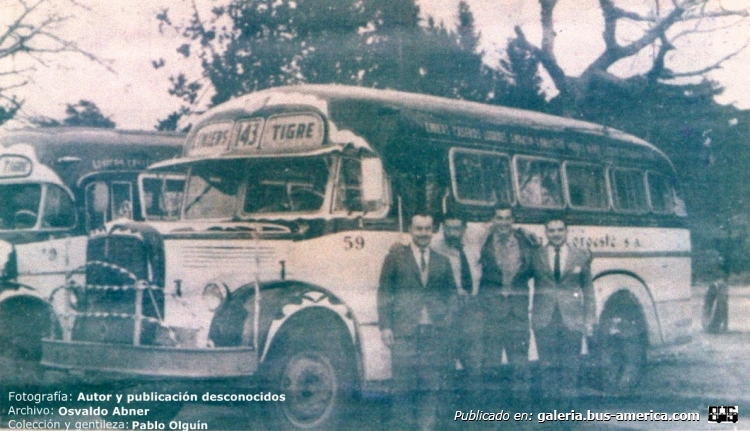 Mercedes-Benz L 312 - Gnecco - Cía. Noroeste
Línea 143 (luego 343) - Interno 49

Fotografía: Autor y publicación desconocidos
Archivo: Osvaldo Abner
Colección y gentileza: Pablo Olguín
