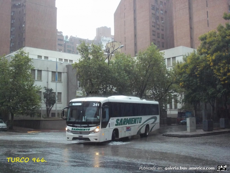 Mercedes-Benz OF 1722 - Comil (en Argentina) - Sarmiento
Interno 341
LLUVIA CORDOBESA.
Palabras clave: SARMIENTO.