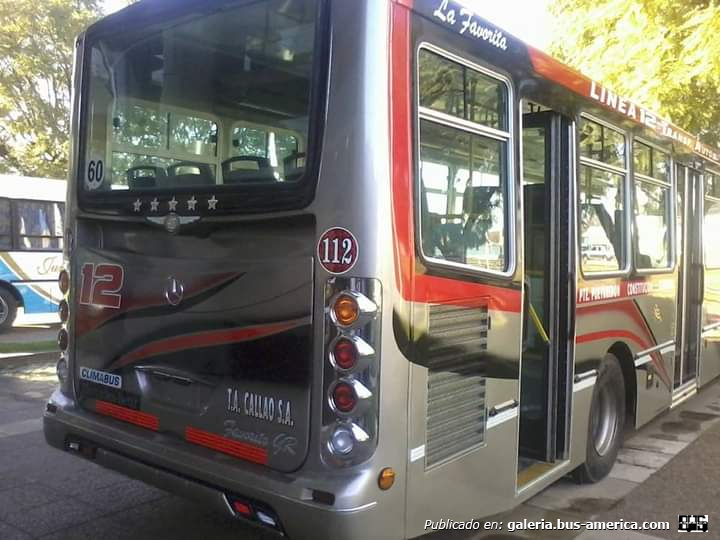 Mercedes-Benz OH 1718 L SB - La Favorita Favorita GR - T.A.Callao
[url=https://bus-america.com/galeria/displayimage.php?pid=52838]https://bus-america.com/galeria/displayimage.php?pid=52838[/url]

Línea 12 (Buenos Aires), interno 112

colcam año 2014
