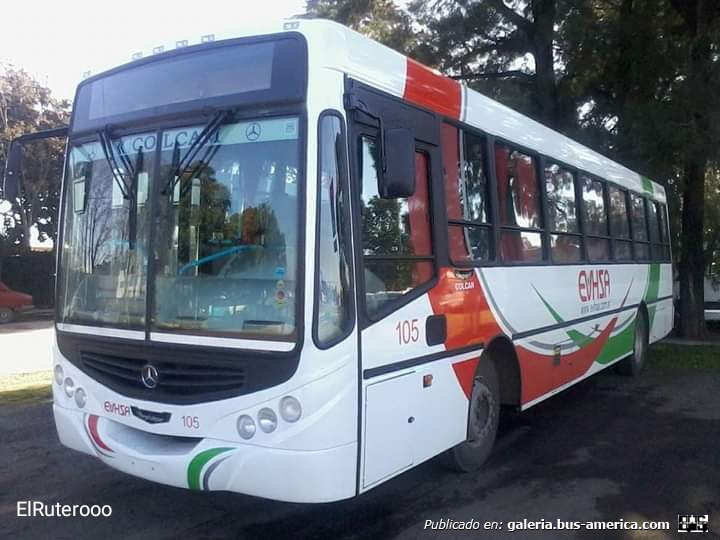 Mercedes-Benz OF 1722 - Metalpar Tronador 2010 - EVHSA
COLCAM AÑO 2014
