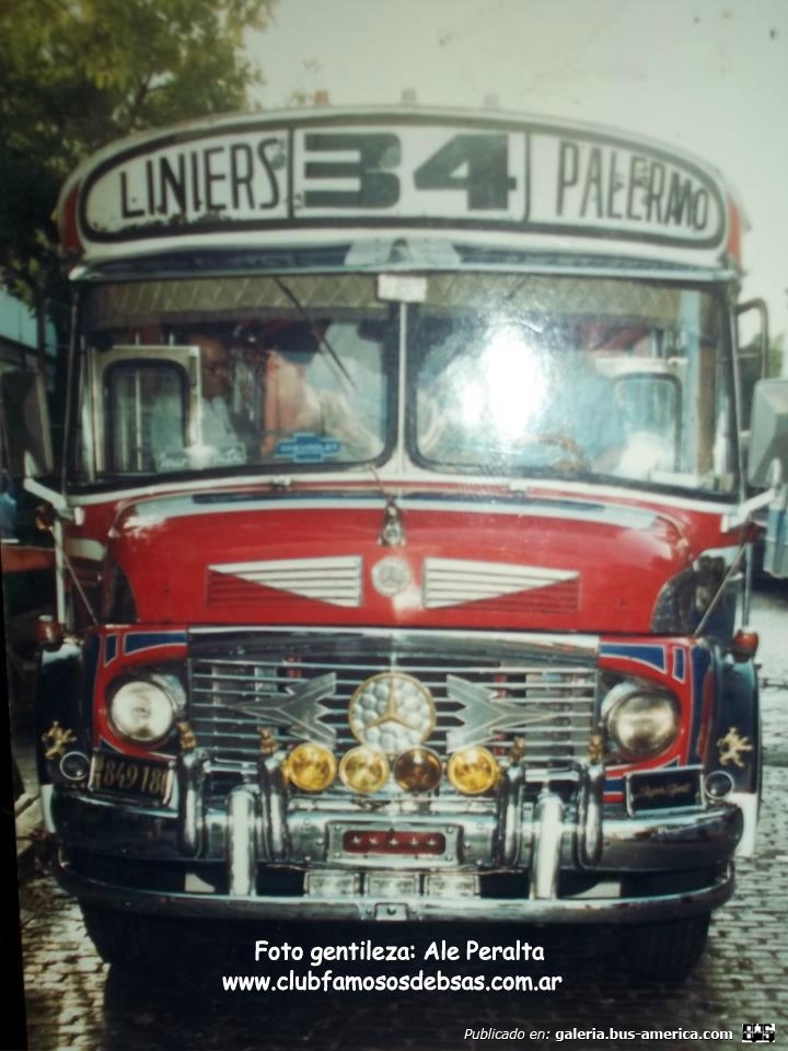 Mercedes-Benz LO 1114 - El Diseño - Juan B Justo
Línea 34 - Interno 14

Fotografía: Alejandro Peralta
Extraída de: www.clubfamososdebsas.com.ar
