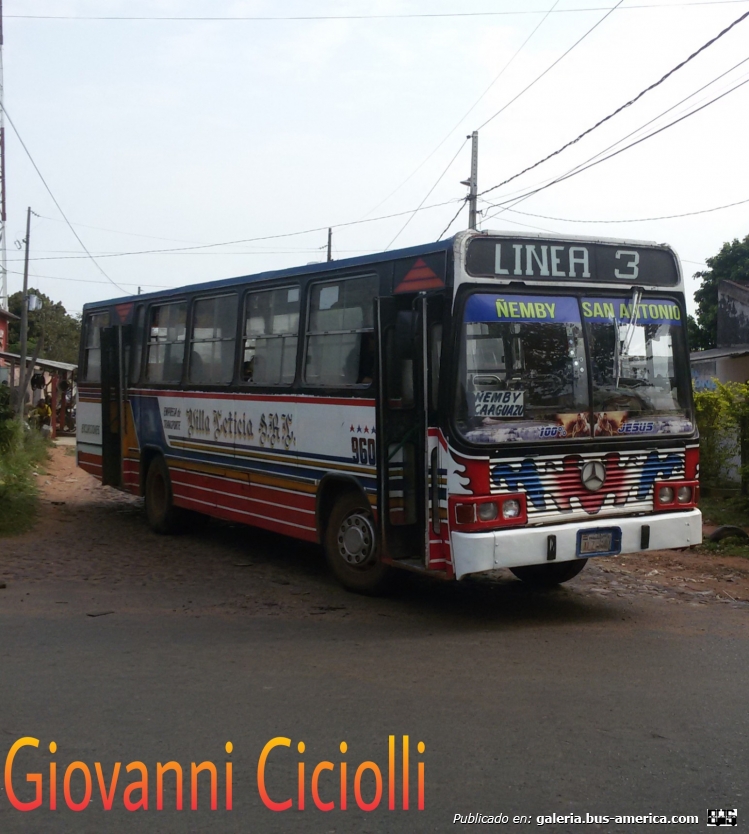 Mercedes-Benz OF 1318 - Marcopolo Torino LN (en Paraguay) - Villa Leticia , Linea 3 , coche 9608
¿ALZ-641?
http://galeria.bus-america.com/displayimage.php?pid=37377
http://galeria.bus-america.com/displayimage.php?pid=37378

Ex coche 41 de la Linea 38 Mcal Lopez
