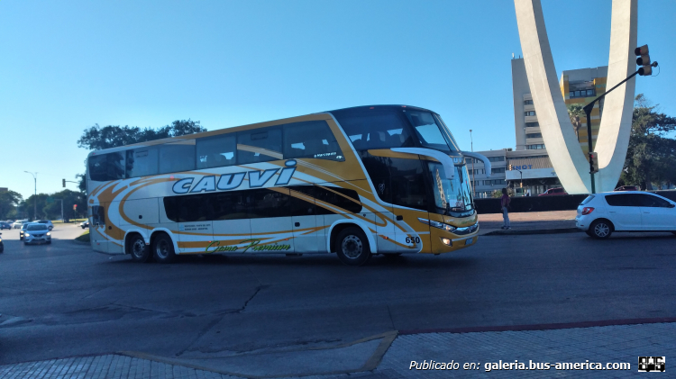 Scania K 430 - Marcopolo G7 Paradiso 1800 DD (en Uruguay) - Cauvi
Cauvi, interno 650
