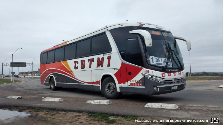 Scania K 340 - Marcopolo Viaggio 1050 (en Uruguay) - COTMI
MTU-1233

COTMI, Interno 66
