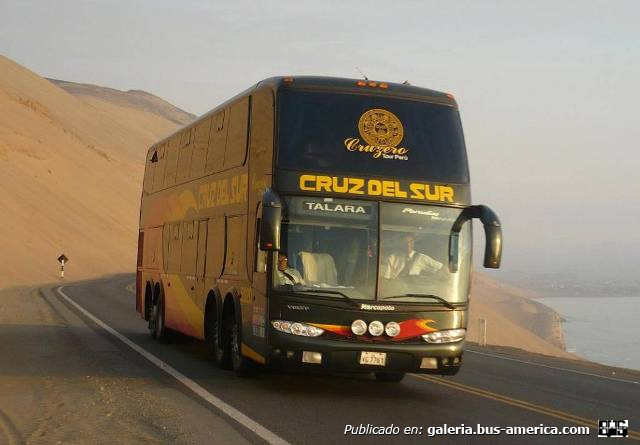 Marcopolo G6 Paradiso 1800 DD (en Perú) - Cruz del Sur
Fotógrafo: desconocido
Palabras clave: cruz del sur