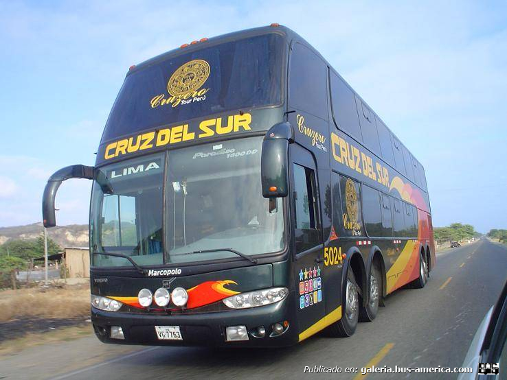 Marcopolo G6 Paradiso 1800 DD (en Perú) - Cruz del Sur
Fotógrafo: desconocido
Palabras clave: cruz del sur