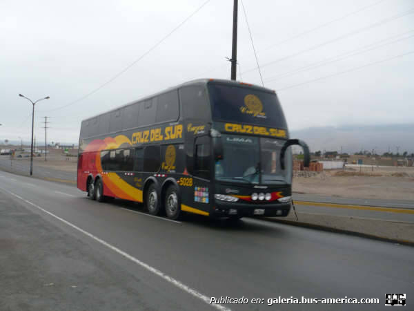 Marcopolo G6 Paradiso 1800 DD (en Perú) - Cruz del Sur
Fotógrafo: desconocido
Palabras clave: cruz del sur