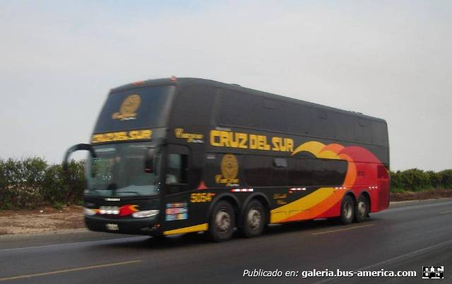 Marcopolo G6 Paradiso 1800 DD (en Perú) - Cruz del Sur
Fotógrafo: desconocido
Palabras clave: cruz del sur