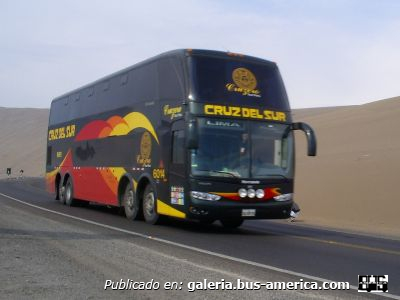 Marcopolo G6 Paradiso 1800 DD (en Perú) - Cruz del Sur
Fotógrafo: desconocido
Palabras clave: cruz del sur