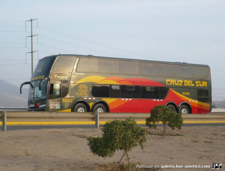 Marcopolo G6 Paradiso 1800 DD (en Perú) - Cruz del Sur
Fotógrafo: desconocido
Palabras clave: cruz del sur