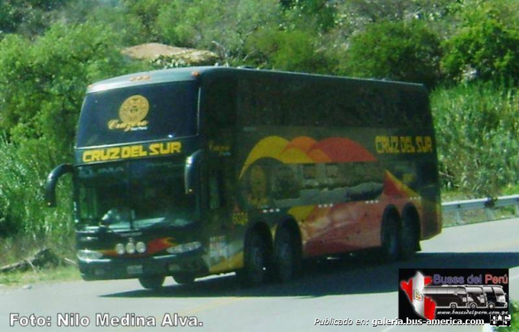 Marcopolo G6 Paradiso 1800 DD (en Perú) - Cruz del Sur
Fotógrafo: Nilo Medina Alva
Palabras clave: cruz del sur