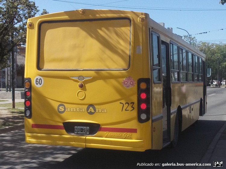 Mercedes-Benz OF 1418 - La Favorita Favorito GR - Santa Ana
NRQ 240

Santa Ana, interno 723 (Parte de Atras)
