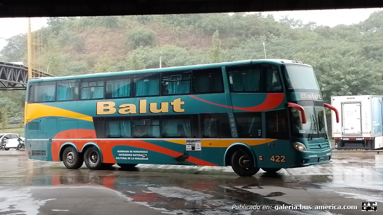 Mercedes-Benz O 500 RSD - Jose Troyano Calixto - Balut
KTL 127

Línea 1 (Prov. de Jujuy), interno 422 (2° Foto)
