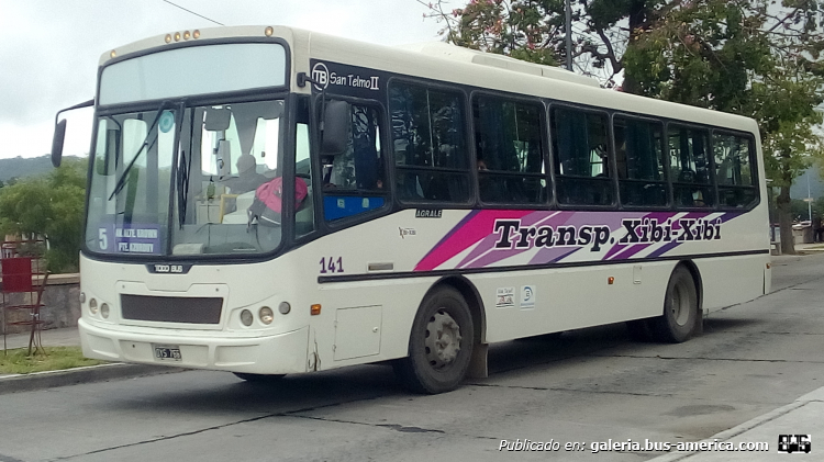 Agrale MA 15.0 - Todo Bus, San Telmo II - Transporte Xibi-Xibi
OYS 766

Línea 5 (San Salvador de Jujuy), interno 141
