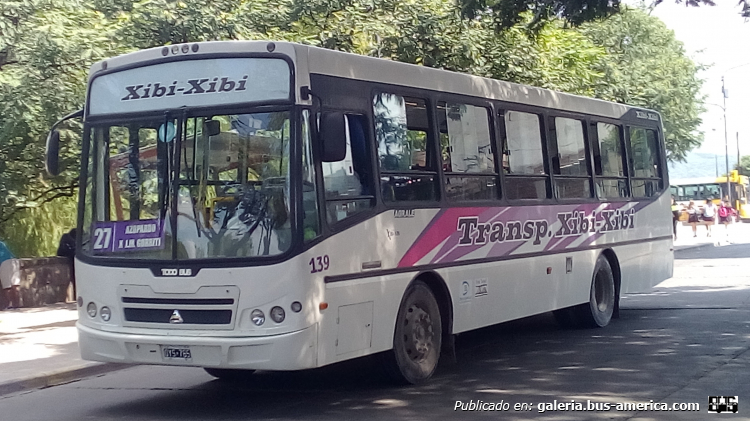 Agrale MA 15.0 - Todo Bus, San Telmo II - Transporte Xibi-Xibi
OYS 765

Línea 27 (San Salvador de Jujuy), interno 139
