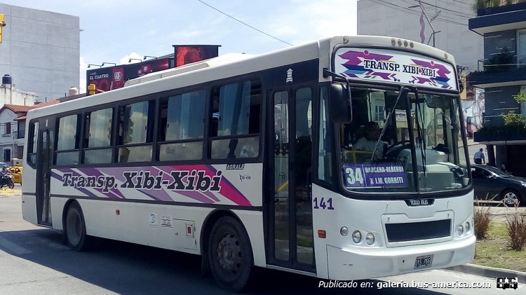 Agrale MA 15.0 - Todo Bus, San Telmo 2 - Transporte Xibi Xibi
OYS 766

Línea 34 (S.S. de Jujuy), interno 141
