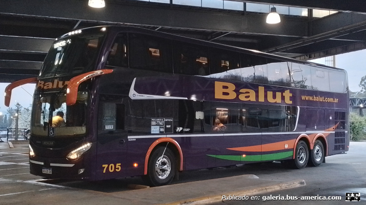 Scania K 450 ib - Metalsur Starbus 3 405 - Balut
AH 635 QB

Balut, interno 705
