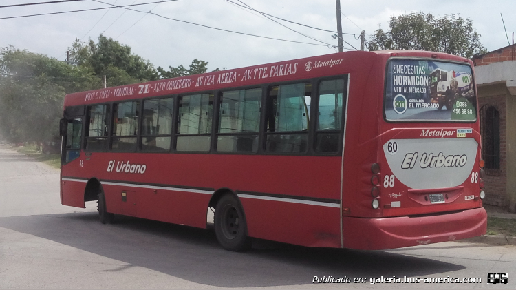 Mercedes-Benz OF 1418 - Metalpar Tronador 2010 - El Urbano
PCV 367

Línea 9 (S.S. de Jujuy), interno 88
